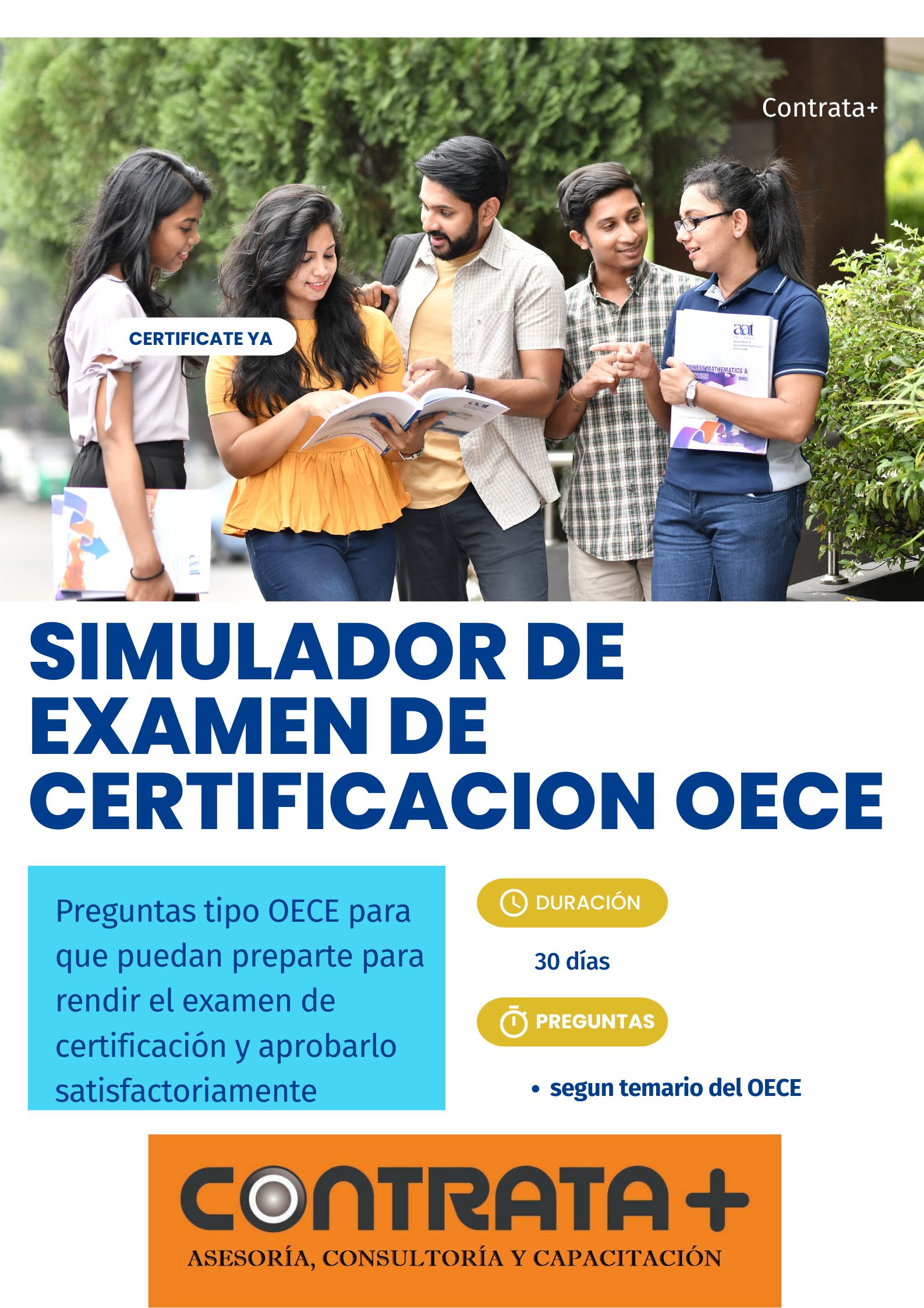 Simulador del examen de certificación del OECE